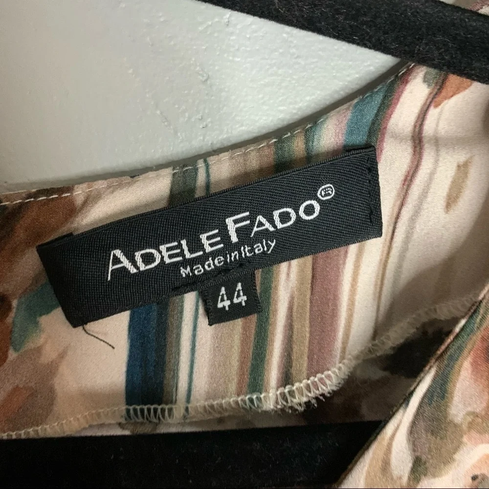 Adele Fado 100% Silk Floral Dress - Picture 5 of 8